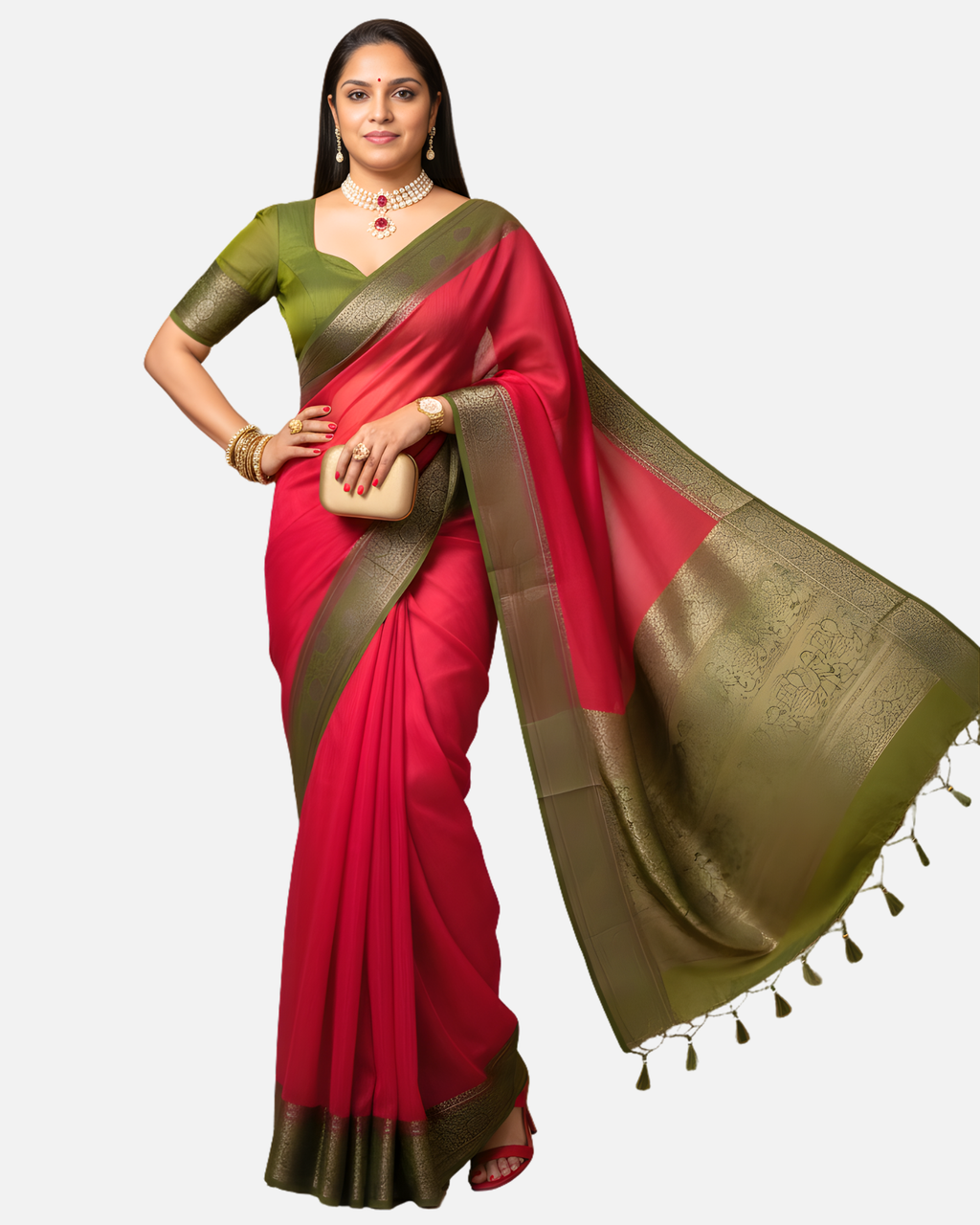 Jute Silk Saree